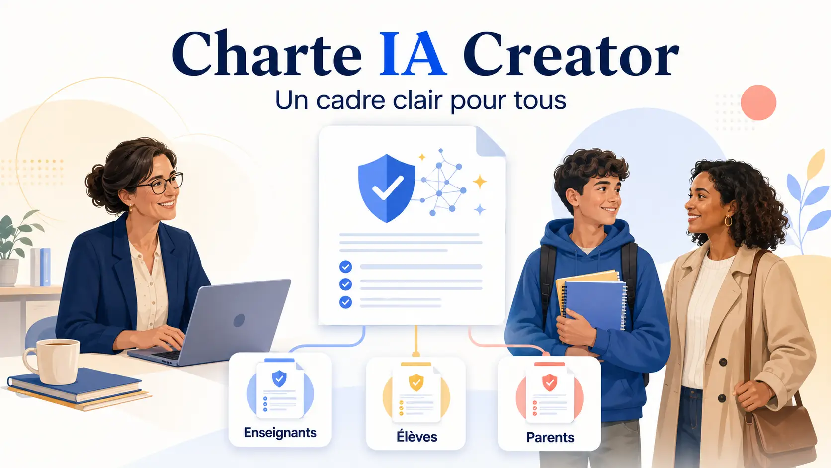 Créez la charte d&rsquo;usage IA de votre établissement – gratuitement sans compte